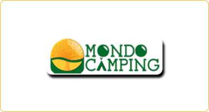 the mondo camping press talks about luxury camo at union lido, logo