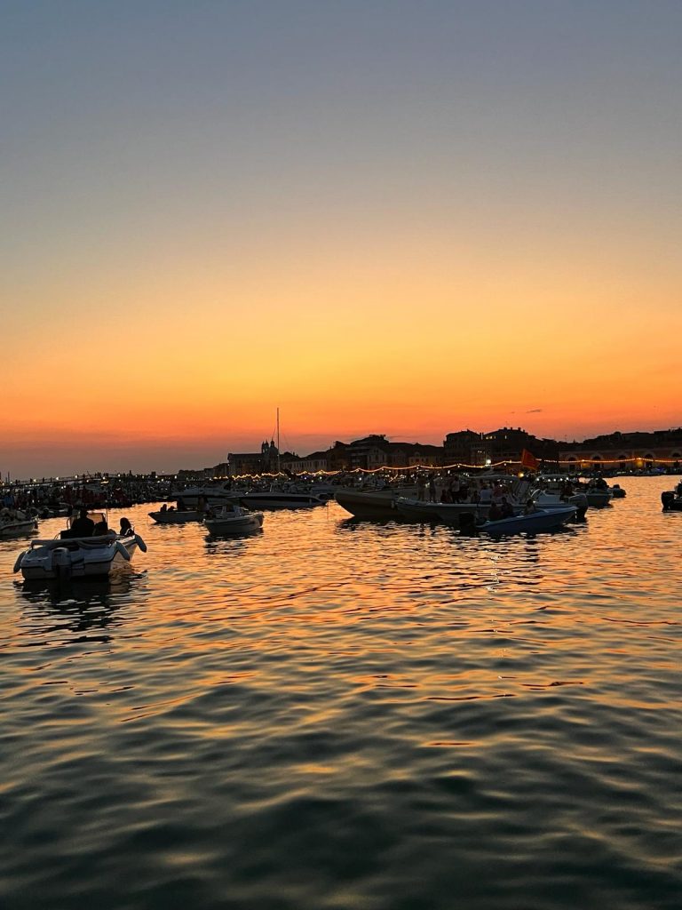 redentore venezia 2024 tramonto in laguna