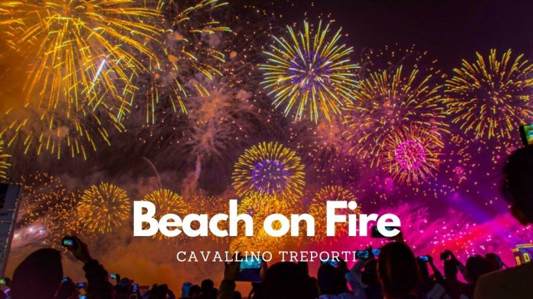 beach on fire cavallino treporti